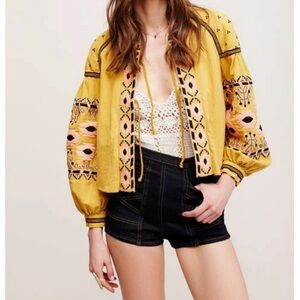 RD + Koko cotton embroidered open cardigan